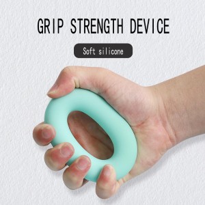 Silikoni Käsien Vahvistin Grip Rings Kyynärvarrenkaat Käsien Liikuntalaite - Silikoni Puristusgrippi Lihasten Vahvistus Koulutustyökalu - Arthritic Finger Physical Therapy PT Kit Trainer